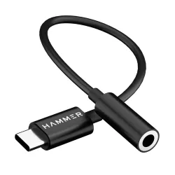 HAMMER Type C to 3.5mm Audio Jack Connector