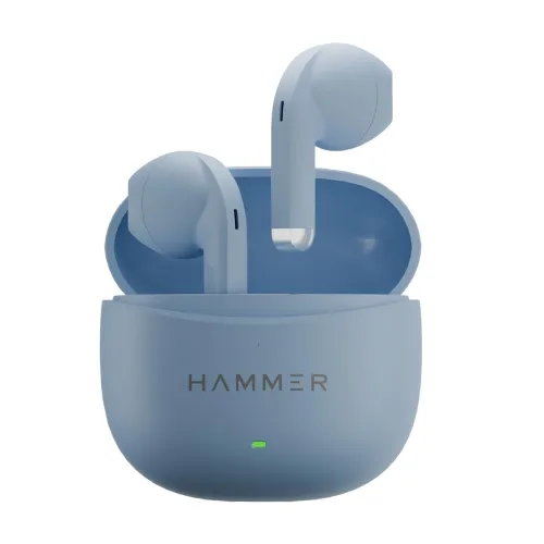Image of Hammer Ultra Pods TWS Bluetooth Earbuds (Blue)