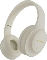 Hammer Vibe ENC Bluetooth Headphone, Driver, Dual Pairing, 50hrs Playtime Bluetooth & Wired Headset (Beige, On the Ear