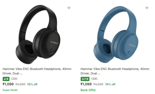 Image of Hammer Wireless Headphones Upto 78% Discount