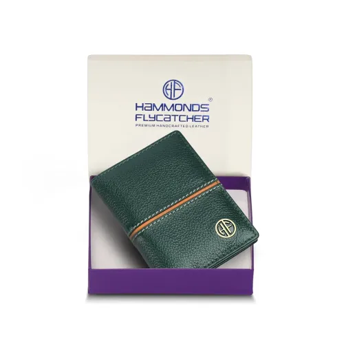 Image of HAMMONDS FLYCATCHER Genuine Leather Card Holder Wallet for Man & Women