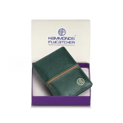 HAMMONDS FLYCATCHER Genuine Leather Card Holder Wallet for Man & Women