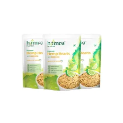 Hampa Roasted Hemp Hearts Sweet Lime, 100g * Pack of 3