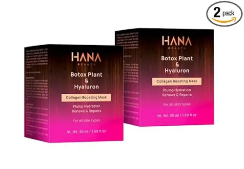 Image of Hana Beauty Collagen Boosting Mask with Hyaluron | Collagen Boosting | Wrinkle & Fineline Corrector | Enhance Youthfulne