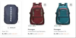 Handbags And Bags Upto 83% Discount 