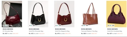 Image of Handbags upto 90% Discount