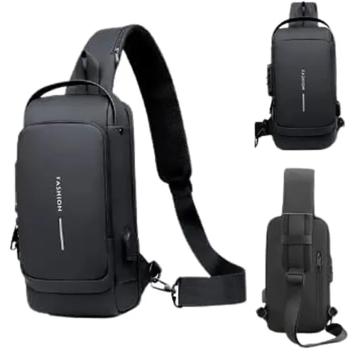 Image of Handcuffs Waterproof Slim Crossbody Sling Bag