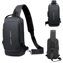 Handcuffs Waterproof Slim Crossbody Sling Bag