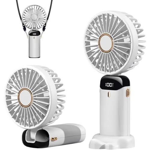 Image of Handheld 4200mAh Portable Mini Fan