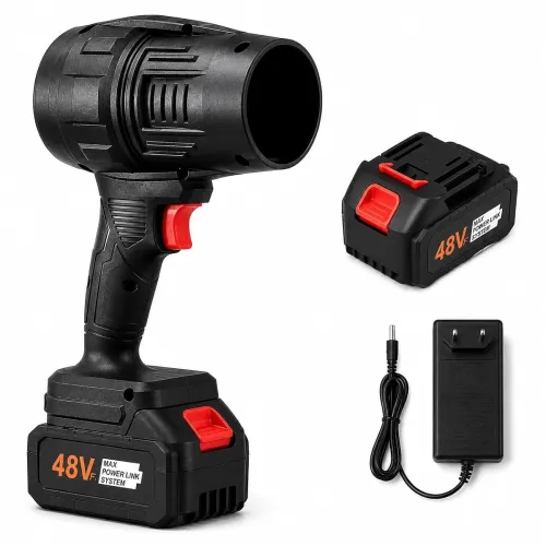 Image of Handheld Electric Air Blower,Turbo Jet Blower Cordless,Handheld High Powerful Blow Brushless for Extra runtime,Multipurp