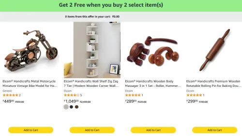Image of Handicrafts Items Buy 2 Get 2 Free