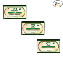Handmade Khus Soap - Pack of 3 (3 x 125 g)