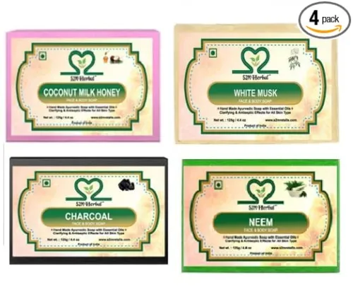 Image of Handmade Soap Combo-8 (4 x 125 g)