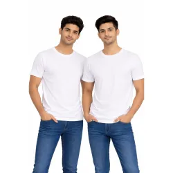 Hangout Hub Mens Polyester T Shirts | Regular Fit Tees for Gym| Sports | Workouts | Round Neck | Half Sleeves | 