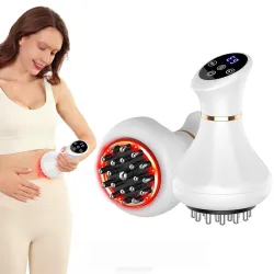 HANNEA Electric Body Massager, 9-Level EMS, 9x15cm, Lymphatic Drainage