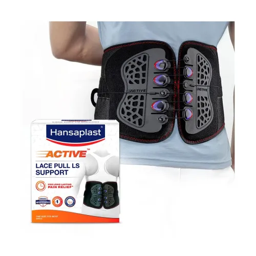 Image of Hansaplast Active Lace Pull LS Support Lower Back Support Belt