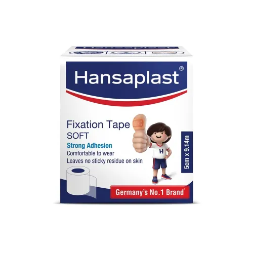 Image of Hansaplast Soft Fixation Tape, 5.00cm x 9.14m