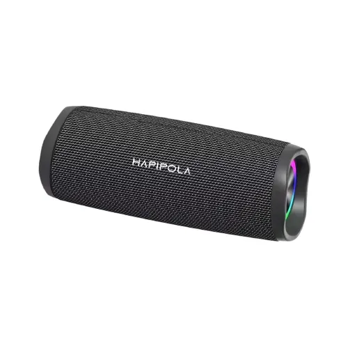 Image of HAPIPOLA Bluetooth Speaker Aqua Nexus | Immersive Audio | Good Bass | 10+ Hours Playback | USB Input | RGB Lights | Port