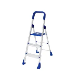 Happer 3-Step Foldable Ladder – Aluminium