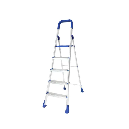 Image of Happer Premium Foldable Aluminium Step Ladder 5 Steps