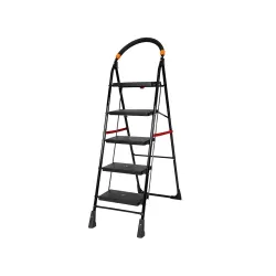 Happer Premium PVC Foldable 4 Steps Ladder Clamber
