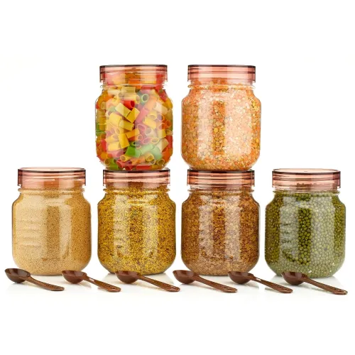 Image of HAPPI Multipurpose Unbreakable Plastic Transparent Storage Containers