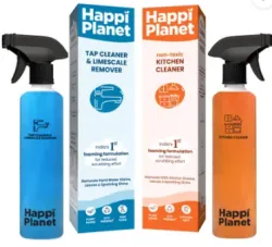 Happi Planet Tap Cleaner & Limescale Remover and Kitchen Cleaner Combo  (999 ml)