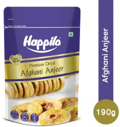Happilo Premium Dried Afghani Anjeer/ Figs (1 x 190 g)