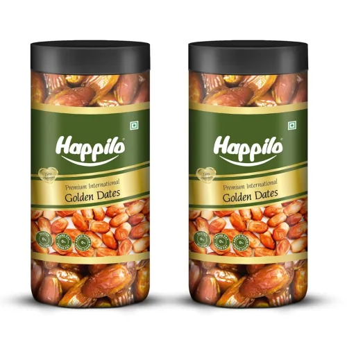 Image of Happilo Premium Golden Dates Jar (2 x 400g)
