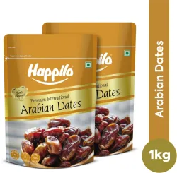 Happilo Premium International Arabian Dates Super Saver Dates (2 x 0.5 kg)