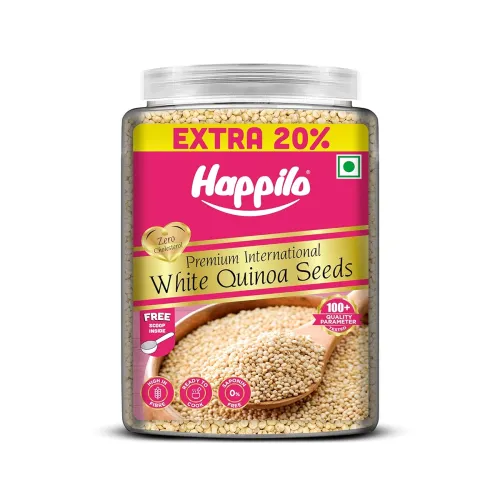 Image of Happilo Premium International White Quinoa Seeds Jar 1000g +200g (20% Extra)