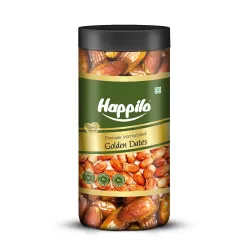 Happilo Premium Natural Golden Dates Jar 400g