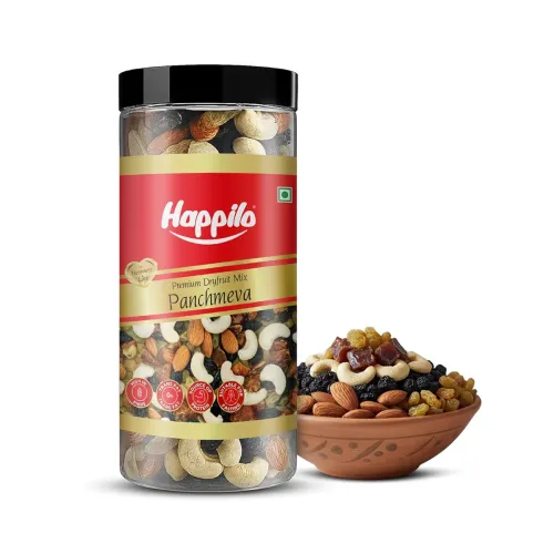 Image of Happilo Premium Panchmewa Dry Fruit Mix 405g Jar 