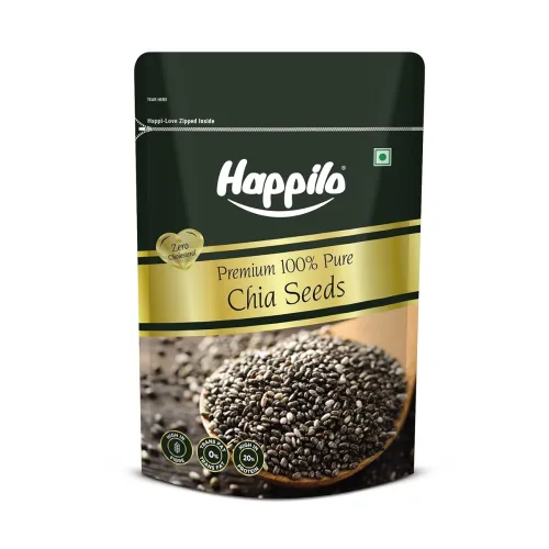 Image of Happilo Premium Raw Organic Chia Seeds 250g Po1
