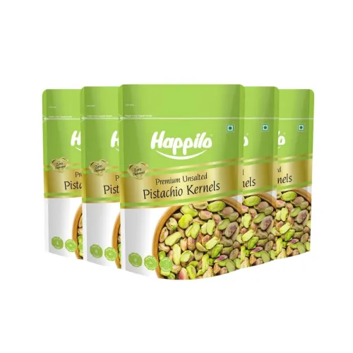 Image of Happilo Premium Unsalted Pistachio Kernels Pack of 5