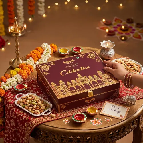 Image of Happilo Raj Mahal Dry Fruit Gift Box (500g)