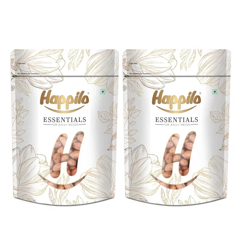 Image of Happilo Essentials Raw Peanut 500g, Plant-based Protein, Healthy Snacks, Guilt-Free (Pack of 2)