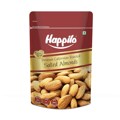 Image of Happilo Roasted & Salted Almonds 200g