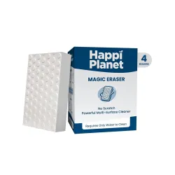 Happi Planet Magic Eraser Multi-Surface Cleaning Sponge (Pack of 4)