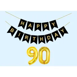 Mystic Toy Store 90th Happy Birthday Decoration Kit