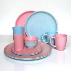 Happy Cove Eco Friendly 12pc Couple Dinner Set