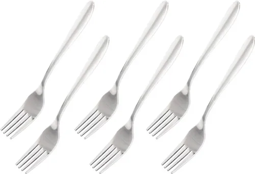 Image of Happy Kitchen Stainless Steel Cutlery Set  (Pack of 6)