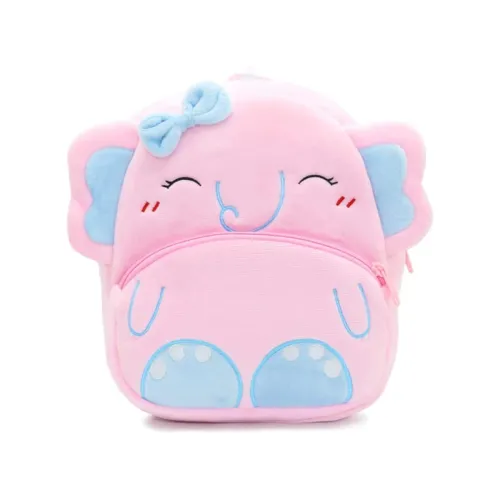 Image of HappyChild Kids Plush Backpack for Boys and Girls, Plush Animal Cartoon Mini Backpack Little kids bags for 2-5 years