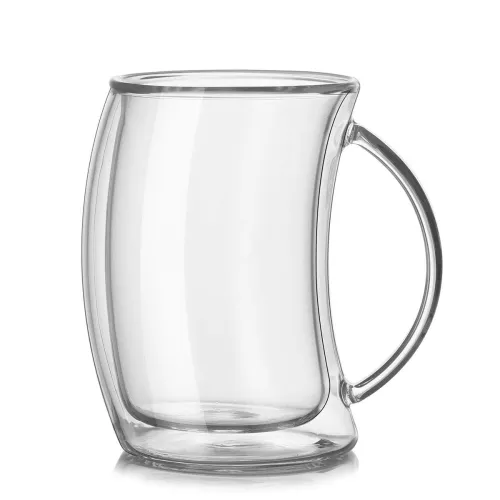 Image of HARI Double-Wall Glass Coffee Mug