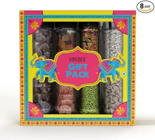 Image of HARIBAS Gift Hamper for Lohli, Makar Sankranti Po8 Jars