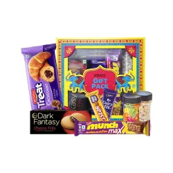 HARIBAS Premium Chocolate Gift Pack, Assorted Chocolates and Cookies Hamper