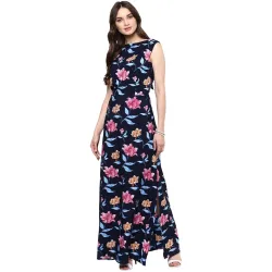 Harpa Round Neck Printed Dresses