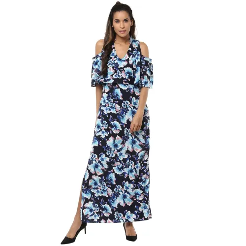 Image of Harpa V-Neck Printed Dresses