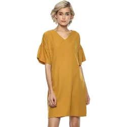 Harpa Womens Synthetic A-Line Midi Dress