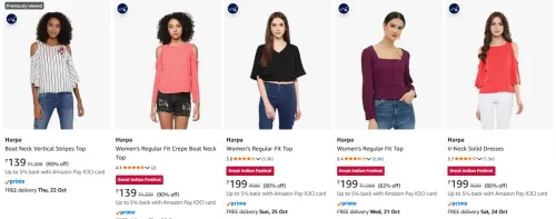 Image of Harpa Women's Top at minimum 80% Discount
